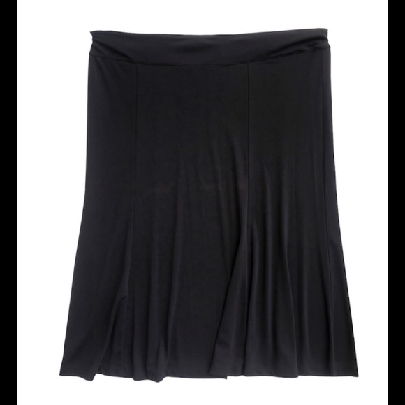 I. e. Woman classic black midi skirt 24W - Picture 2 of 5
